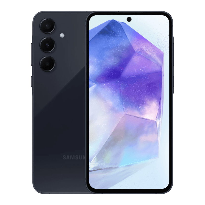 Смартфон Samsung Galaxy A55 Черный торговик "инфоблок"
