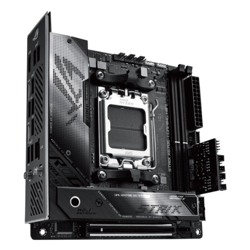 Материнская плата ASUS ROG Strix X670E-E Gaming WI-FI торговик "инфоблок"